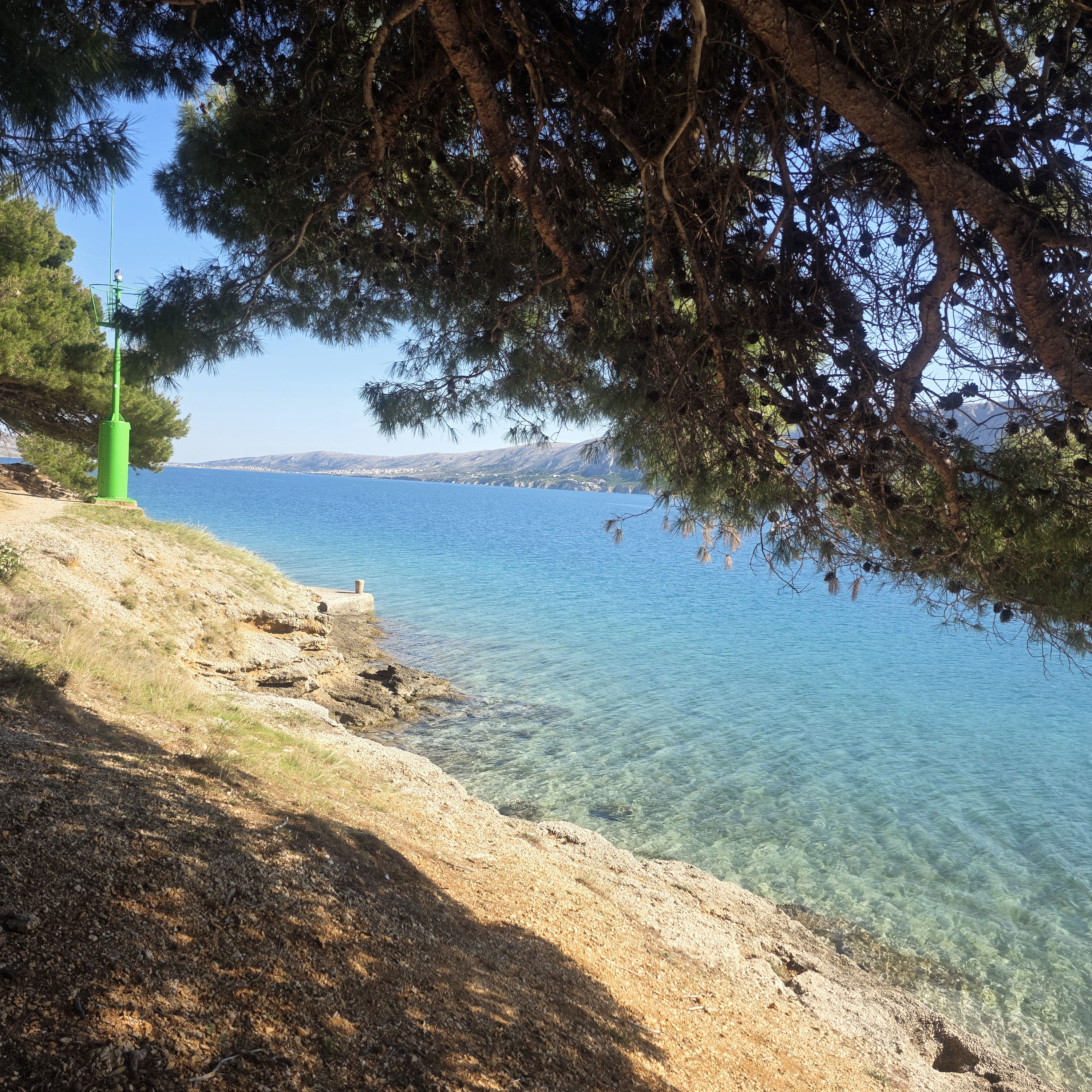 Plaže u Metajni na otoku Pagu